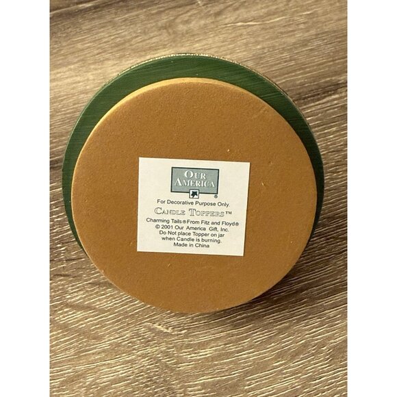 Charming Tails Fitz & Floyd Silent Night Christmas Mouse Candle Topper MM23 - Picture 3 of 4